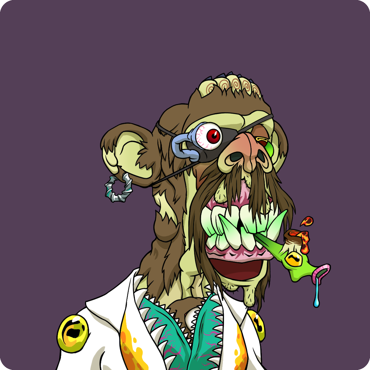 Yuga Labs - Mutant Ape Yacht Club - NFT # 5966