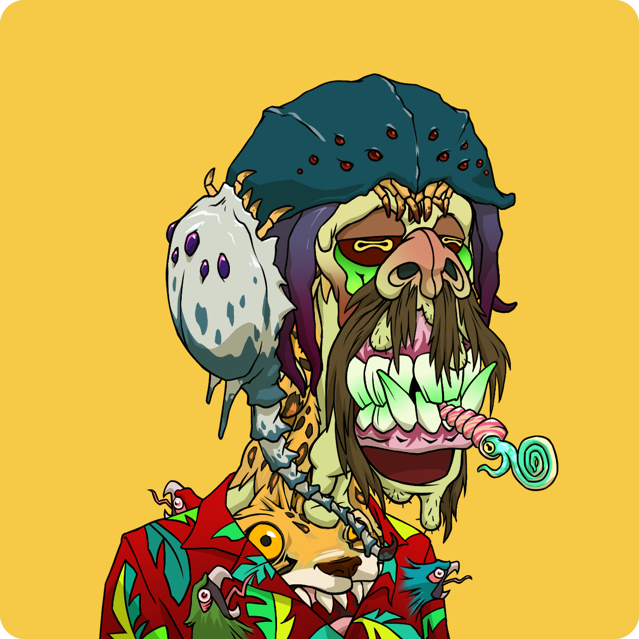 Yuga Labs - Mutant Ape Yacht Club - NFT # 7154