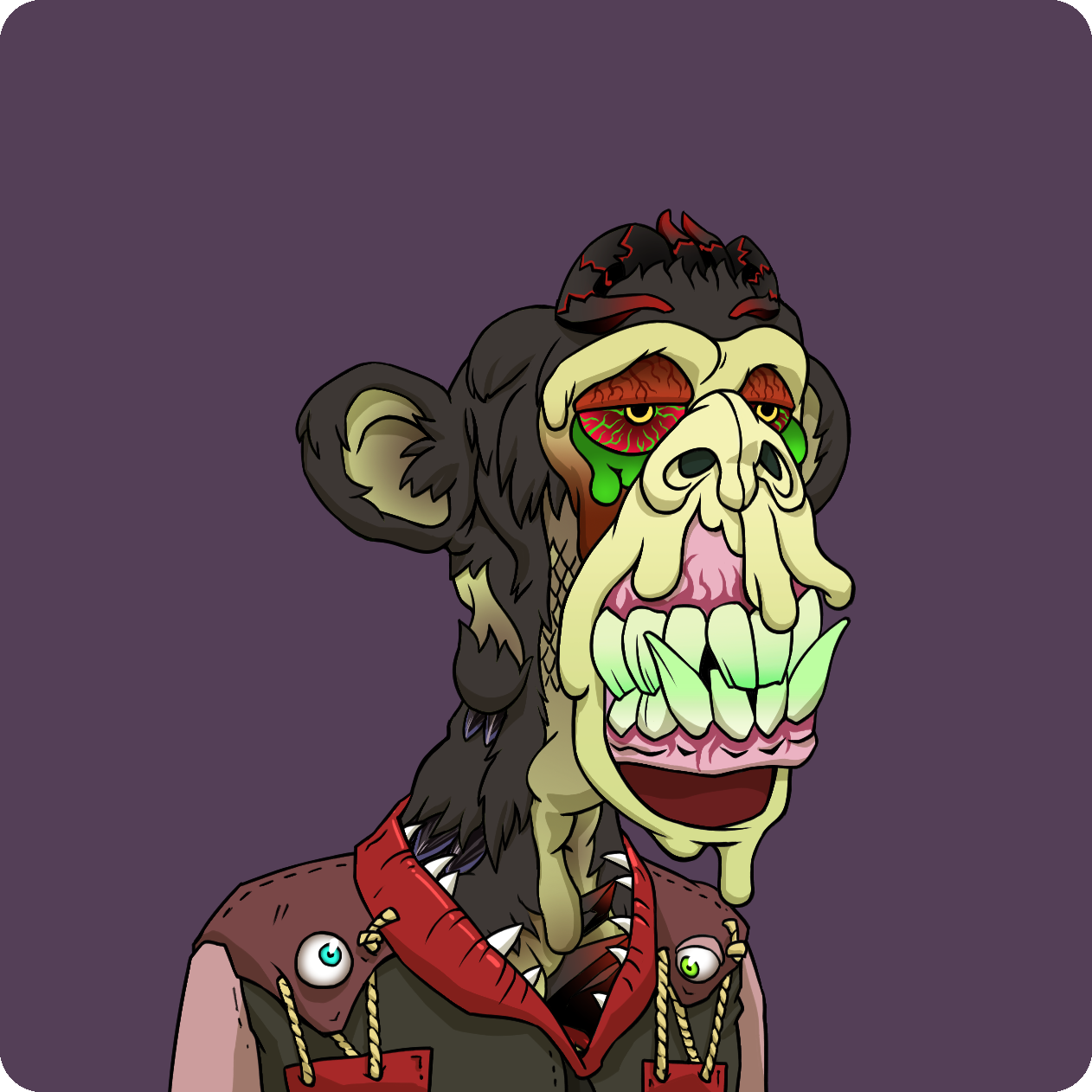 Yuga Labs - Mutant Ape Yacht Club - NFT # 8096