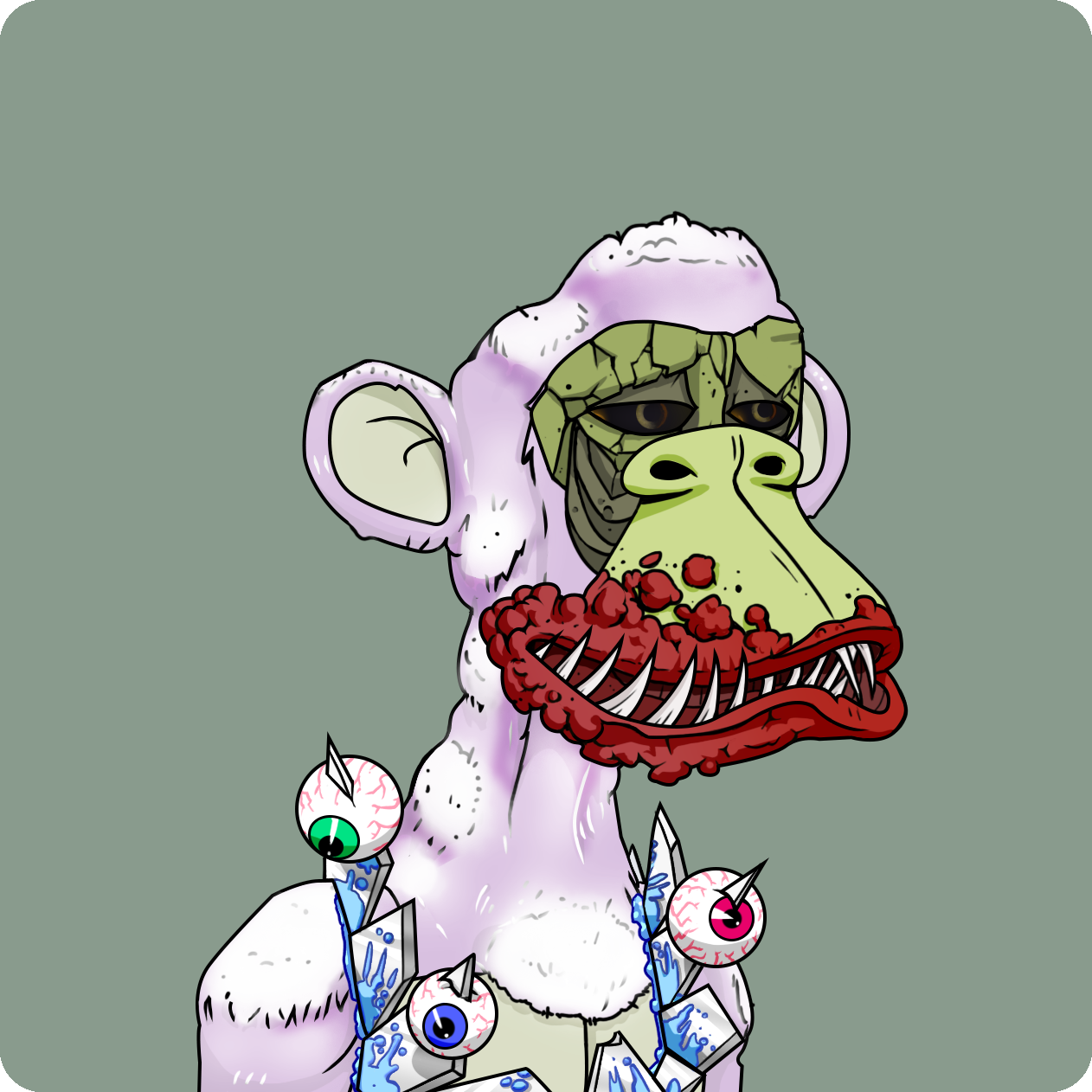 Yuga Labs - Mutant Ape Yacht Club - NFT # 16848