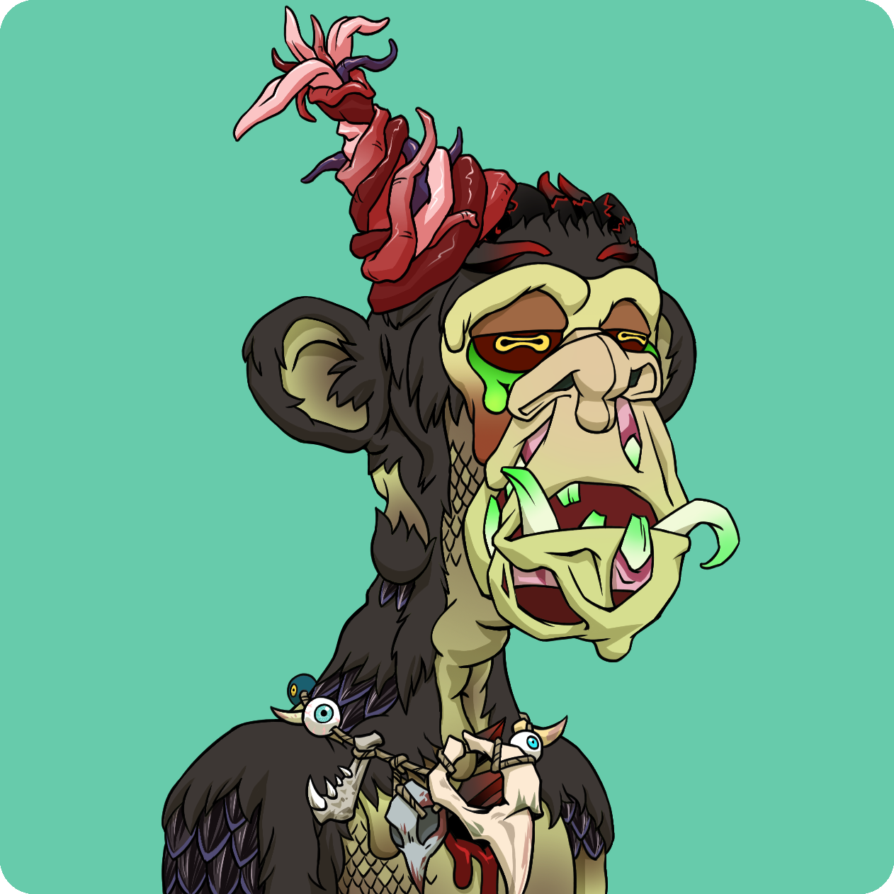 Yuga Labs - Mutant Ape Yacht Club - NFT # 9302