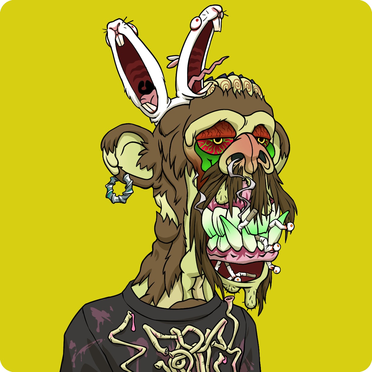 Yuga Labs - Mutant Ape Yacht Club - NFT # 825