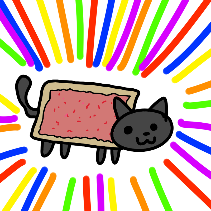 Chris Torres - Foundation - Nyan Cat Doodle - NFT # 17013