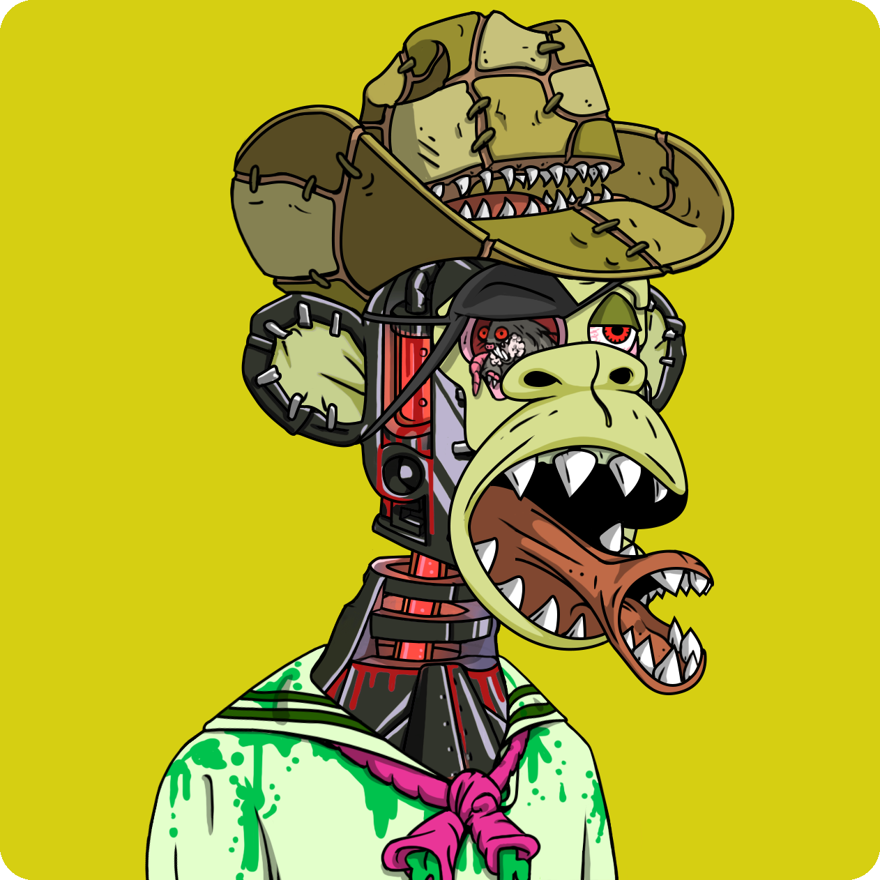 Yuga Labs - Mutant Ape Yacht Club - NFT # 3221