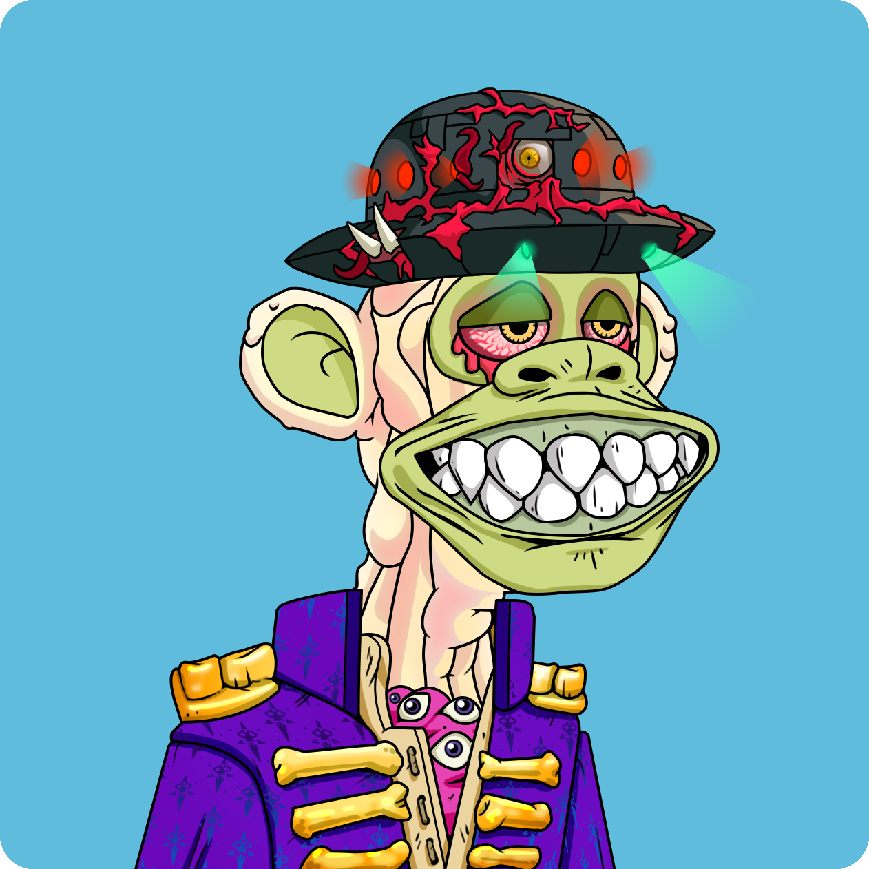 Yuga Labs - Mutant Ape Yacht Club - NFT # 10170