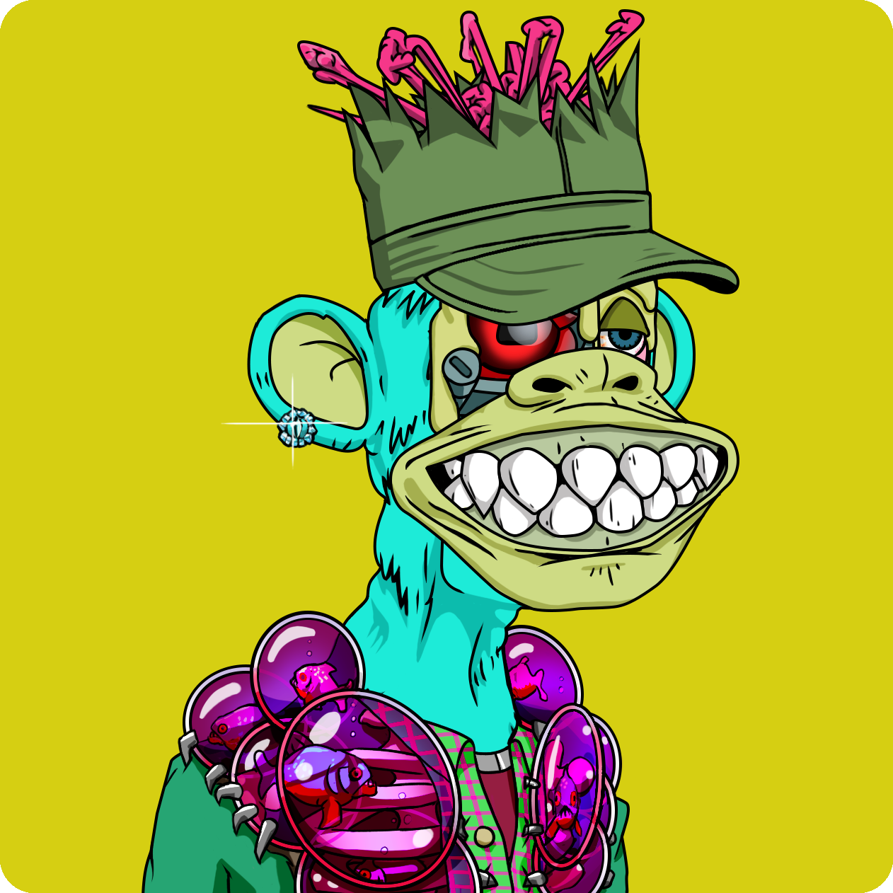 Yuga Labs - Mutant Ape Yacht Club - NFT # 1081