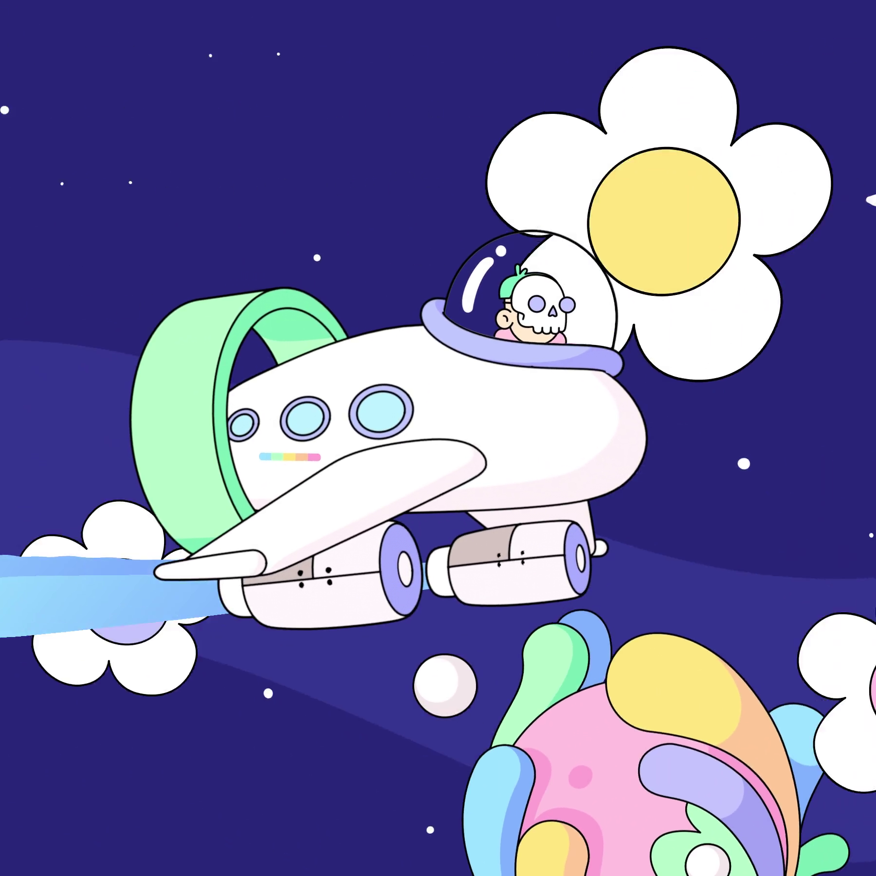 The Doodles Founders - Space Doodles - Space Doodle #342 - NFT # 342