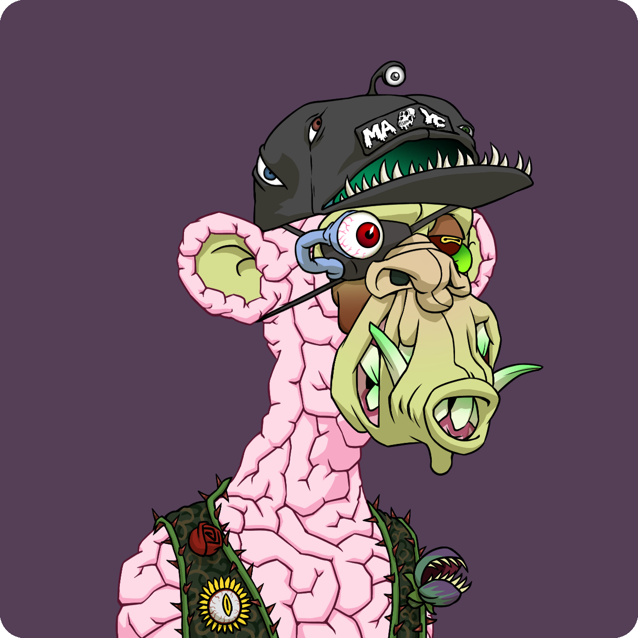 Yuga Labs - Mutant Ape Yacht Club - NFT # 5222