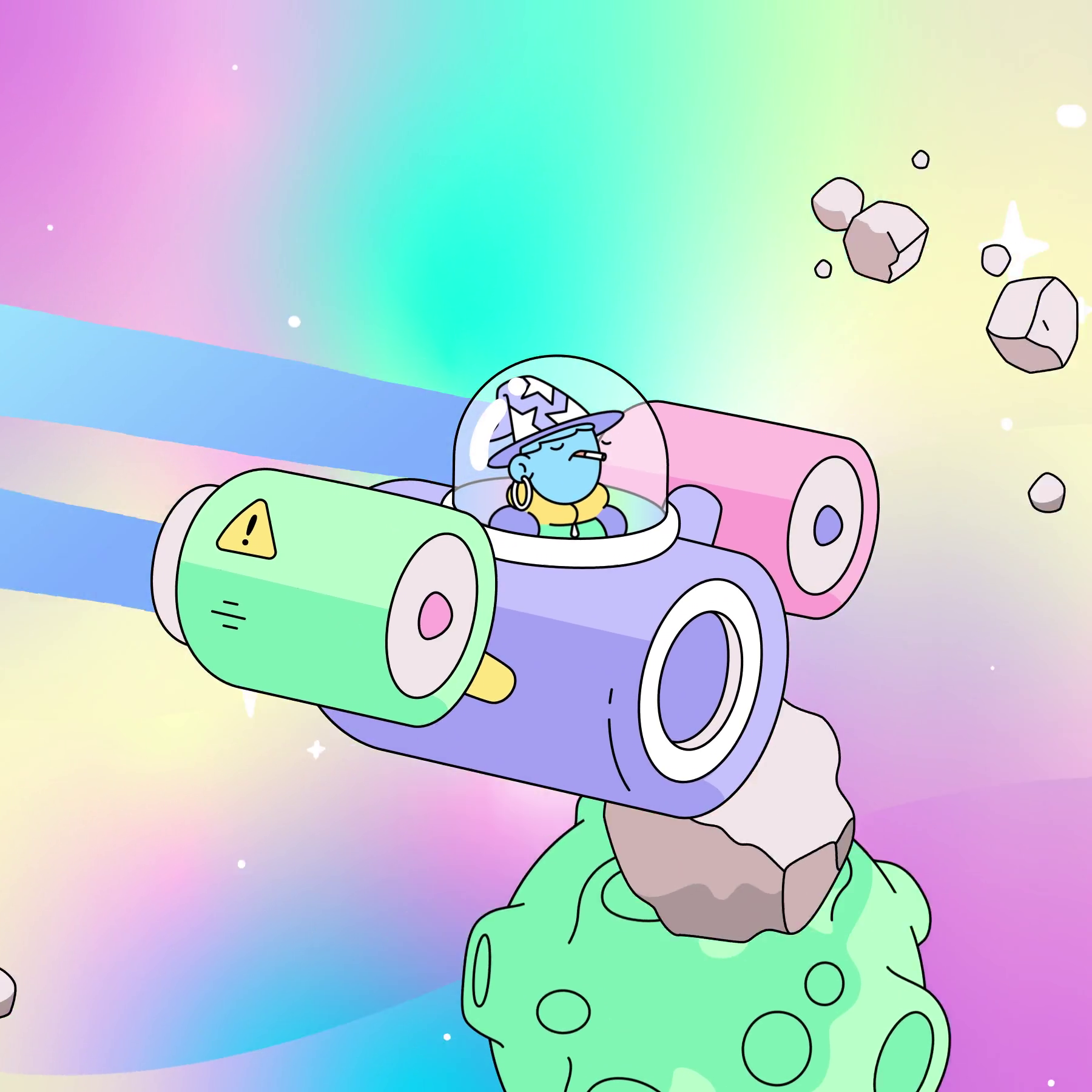 The Doodles Founders - Space Doodles - Space Doodle #526 - NFT # 526