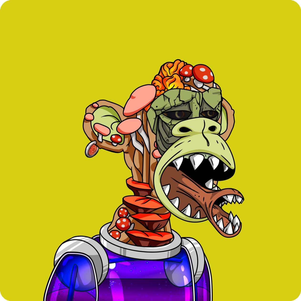 Yuga Labs - Mutant Ape Yacht Club - NFT # 13058