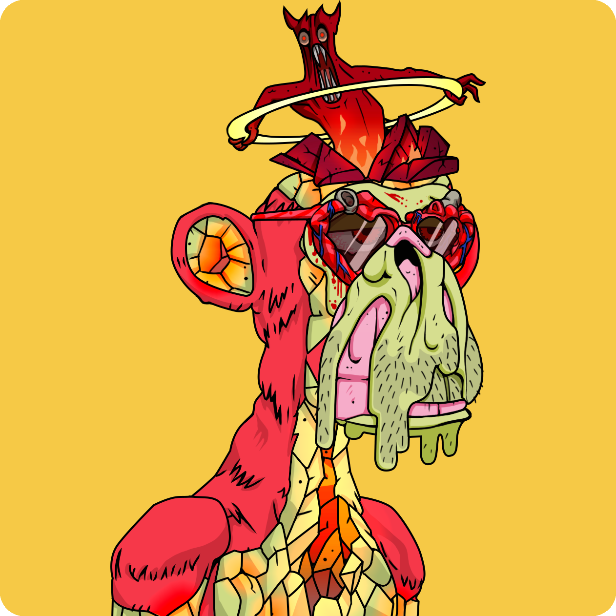 Yuga Labs - Mutant Ape Yacht Club - NFT # 2412