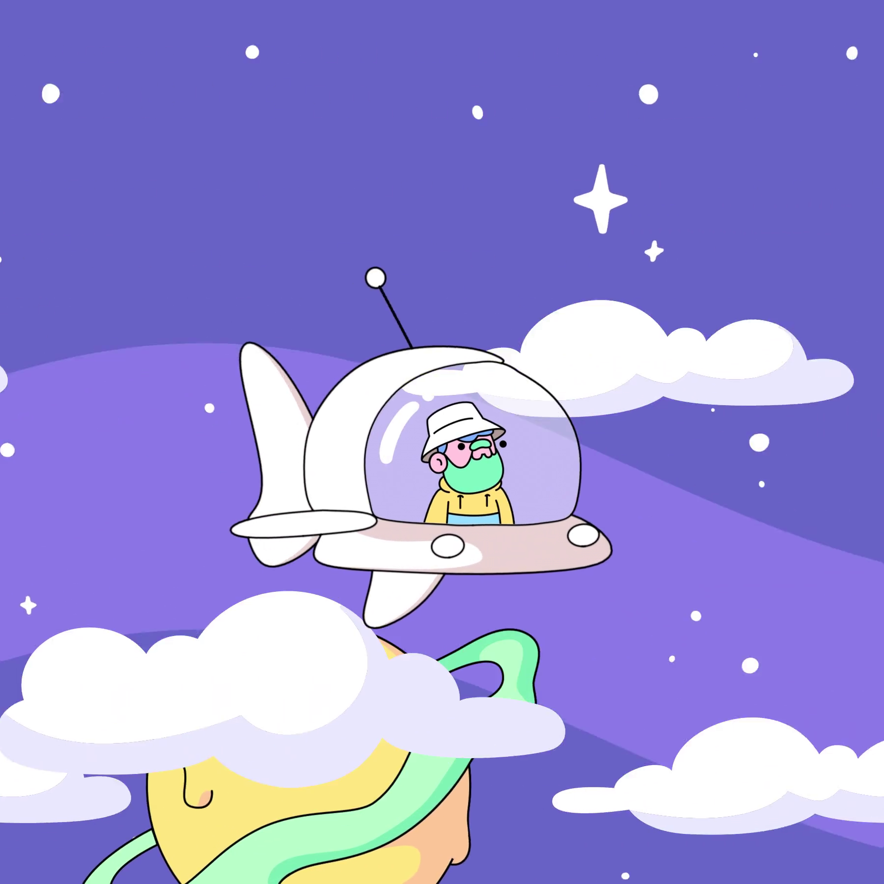 The Doodles Founders - Space Doodles - Space Doodle #277 - NFT # 277