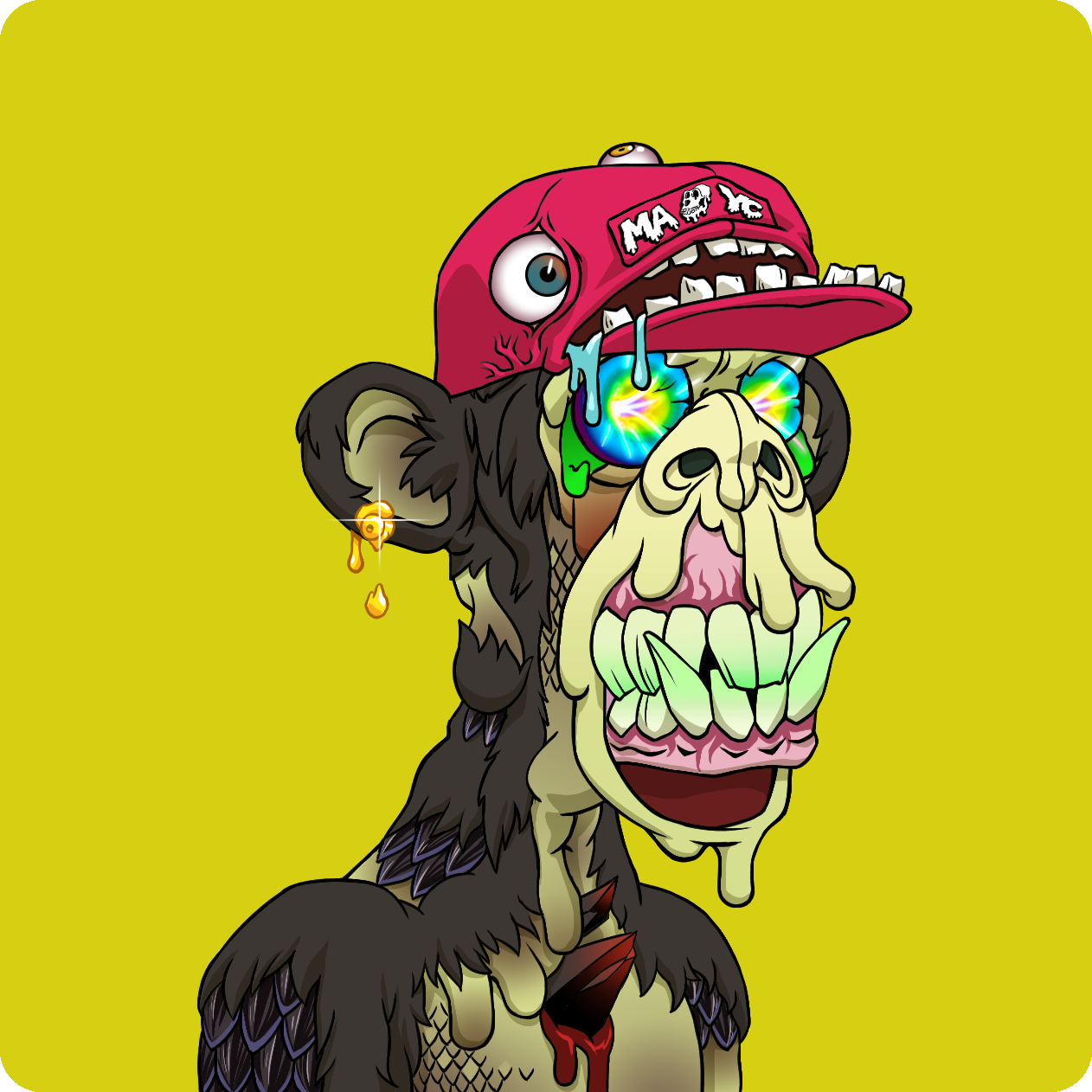 Yuga Labs - Mutant Ape Yacht Club - NFT # 8506