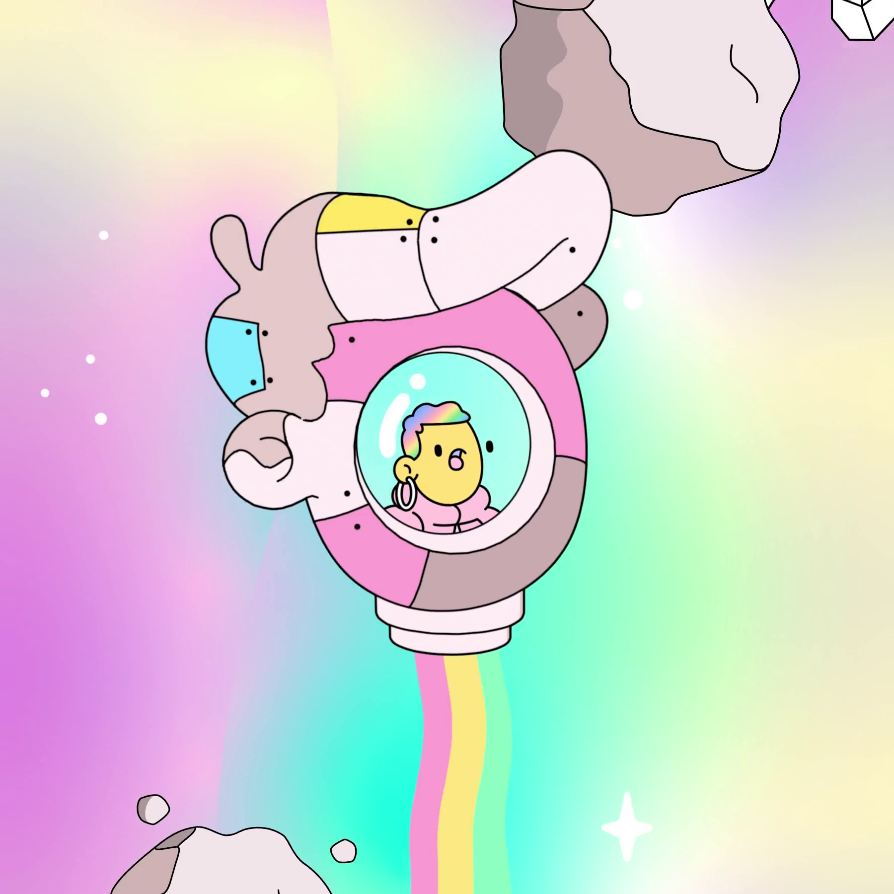 The Doodles Founders - Space Doodles - Space Doodle #9703 - NFT # 9703