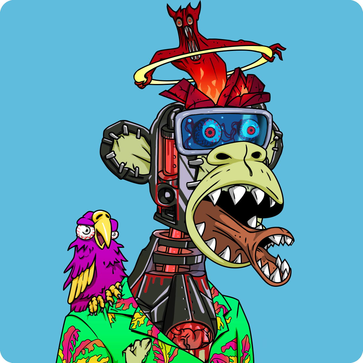 Yuga Labs - Mutant Ape Yacht Club - NFT # 20080