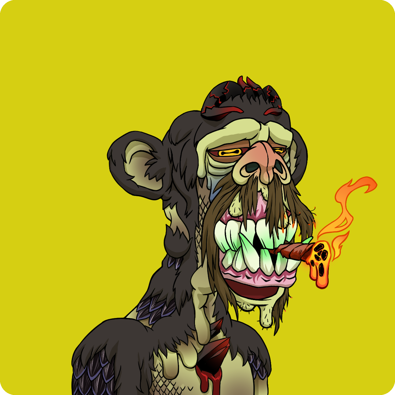 Yuga Labs - Mutant Ape Yacht Club - NFT # 23513