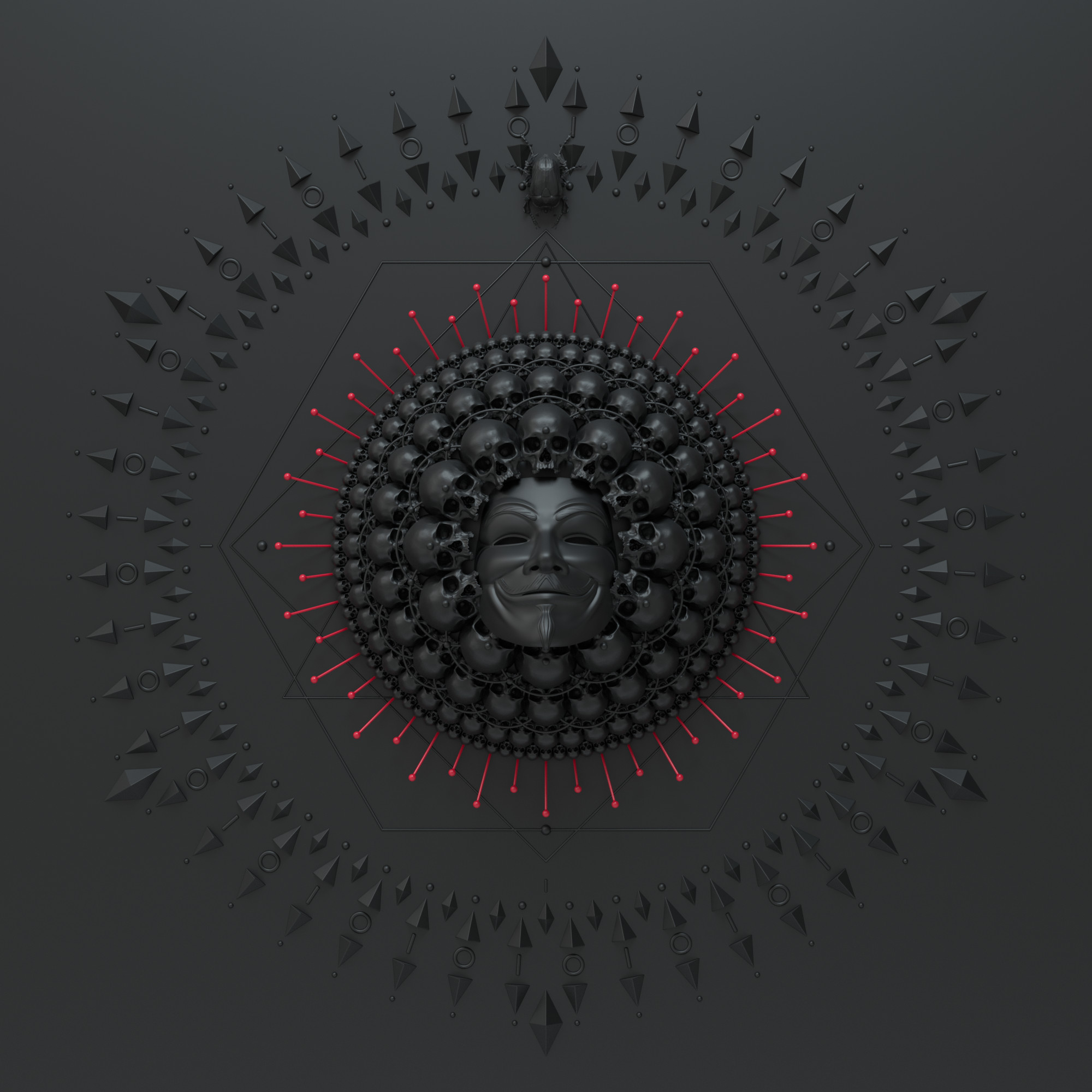 Murat Pak - Async Art Market - Spikes - Form - NFT # 179