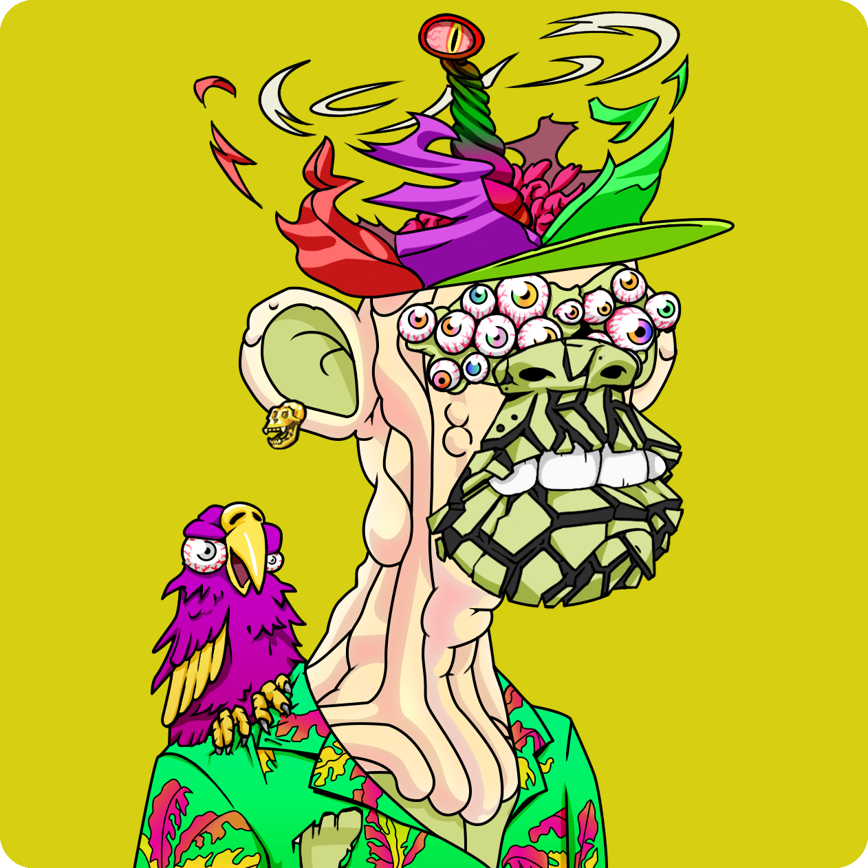 Yuga Labs - Mutant Ape Yacht Club - NFT # 3907