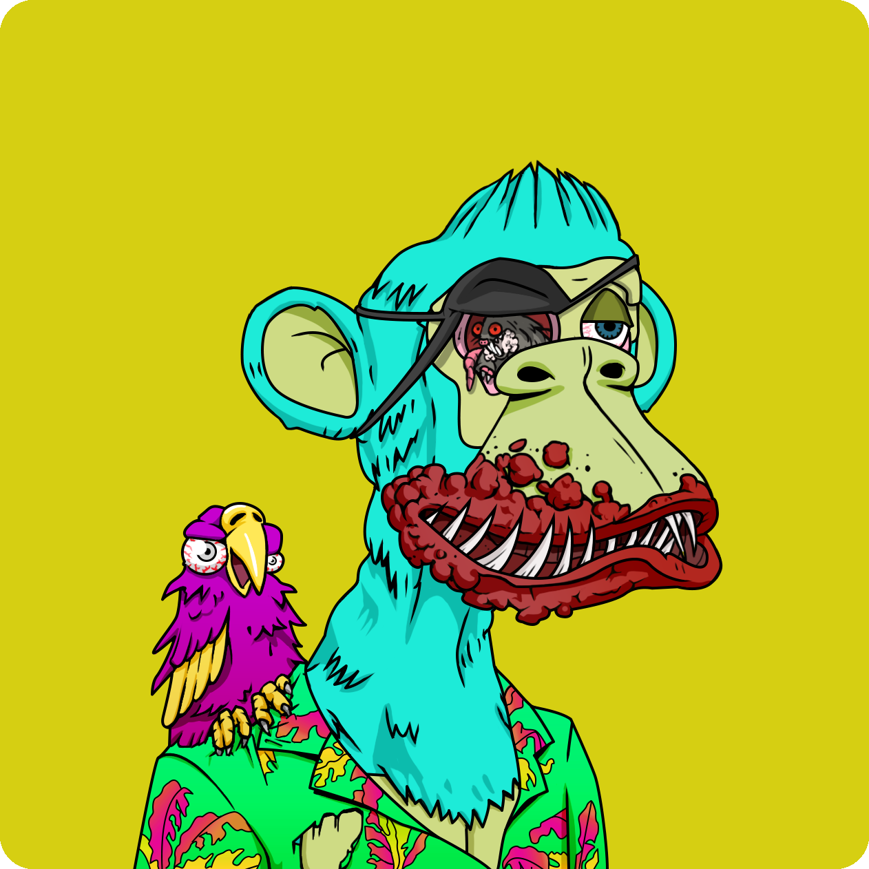 Yuga Labs - Mutant Ape Yacht Club - NFT # 9784