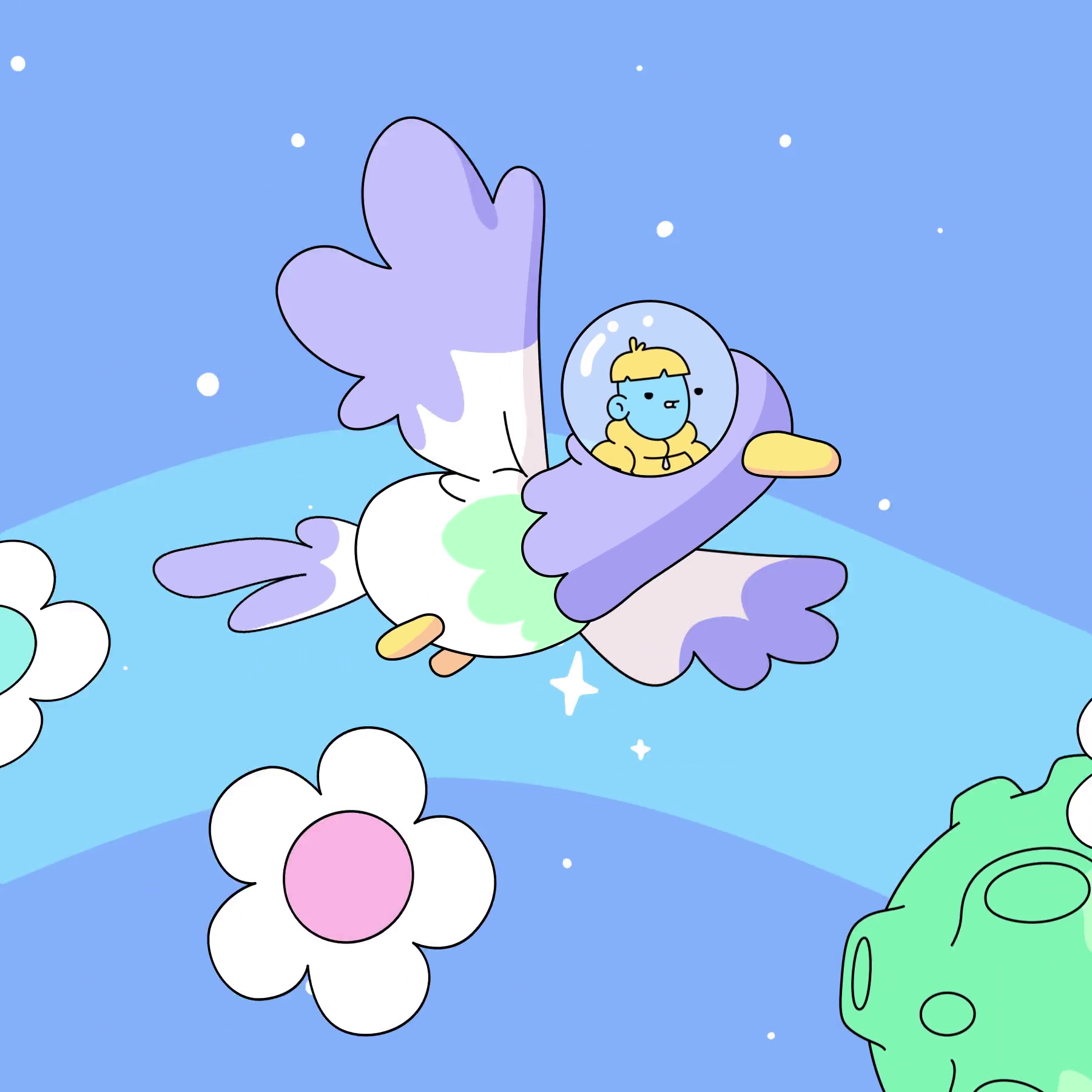 The Doodles Founders - Space Doodles - Space Doodle #9750 - NFT # 9750