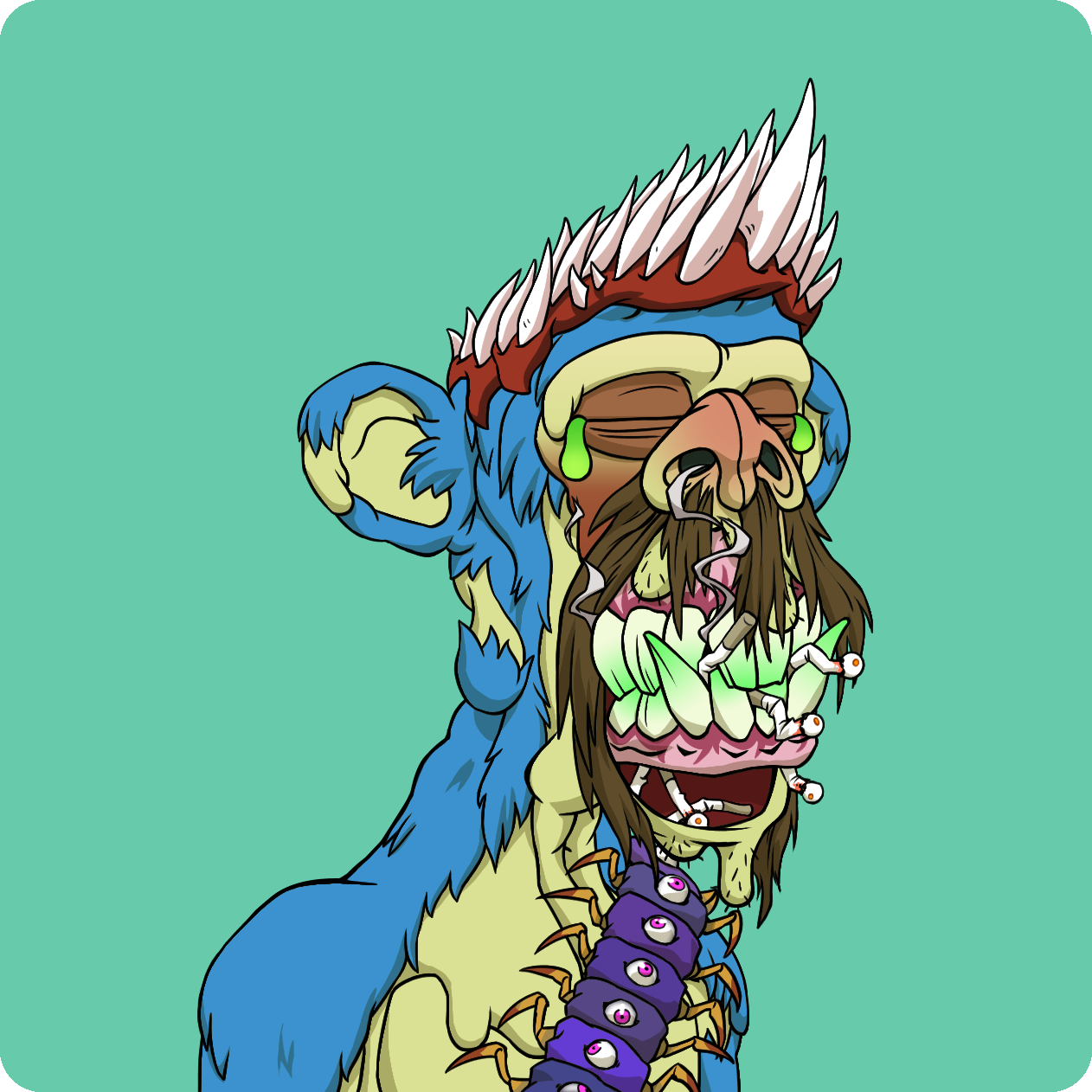 Yuga Labs - Mutant Ape Yacht Club - NFT # 909