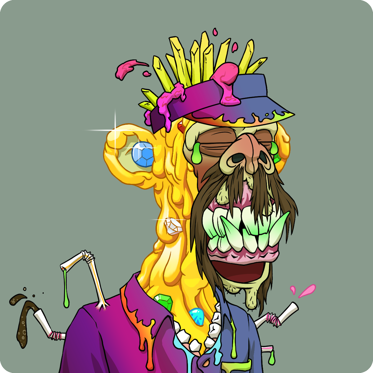 Yuga Labs - Mutant Ape Yacht Club - NFT # 13453