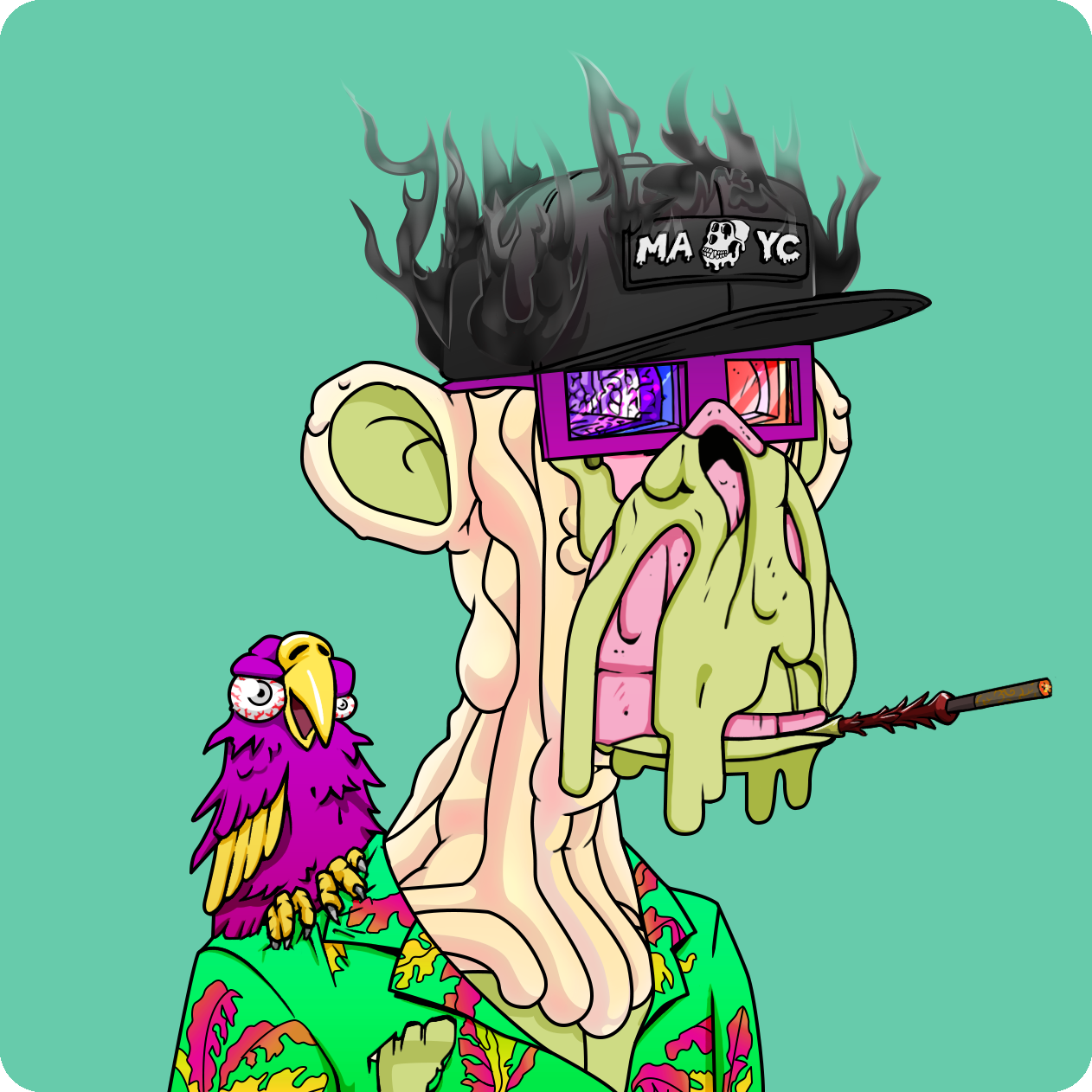 Yuga Labs - Mutant Ape Yacht Club - NFT # 1164