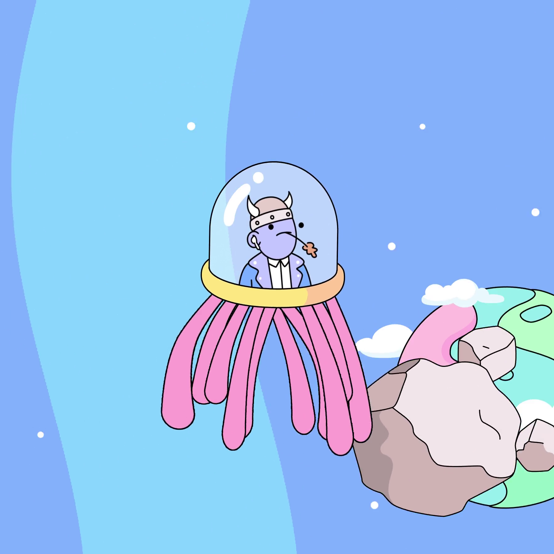 The Doodles Founders - Space Doodles - Space Doodle #9973 - NFT # 9973