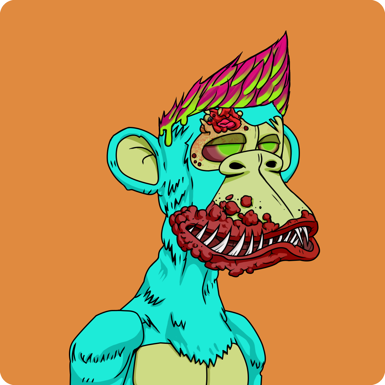 Yuga Labs - Mutant Ape Yacht Club - NFT # 3592