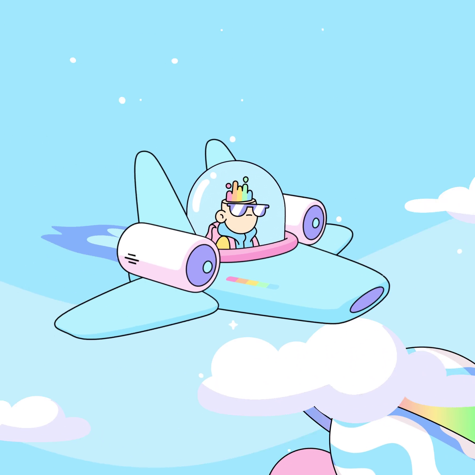 The Doodles Founders - Space Doodles - Space Doodle #9717 - NFT # 9717