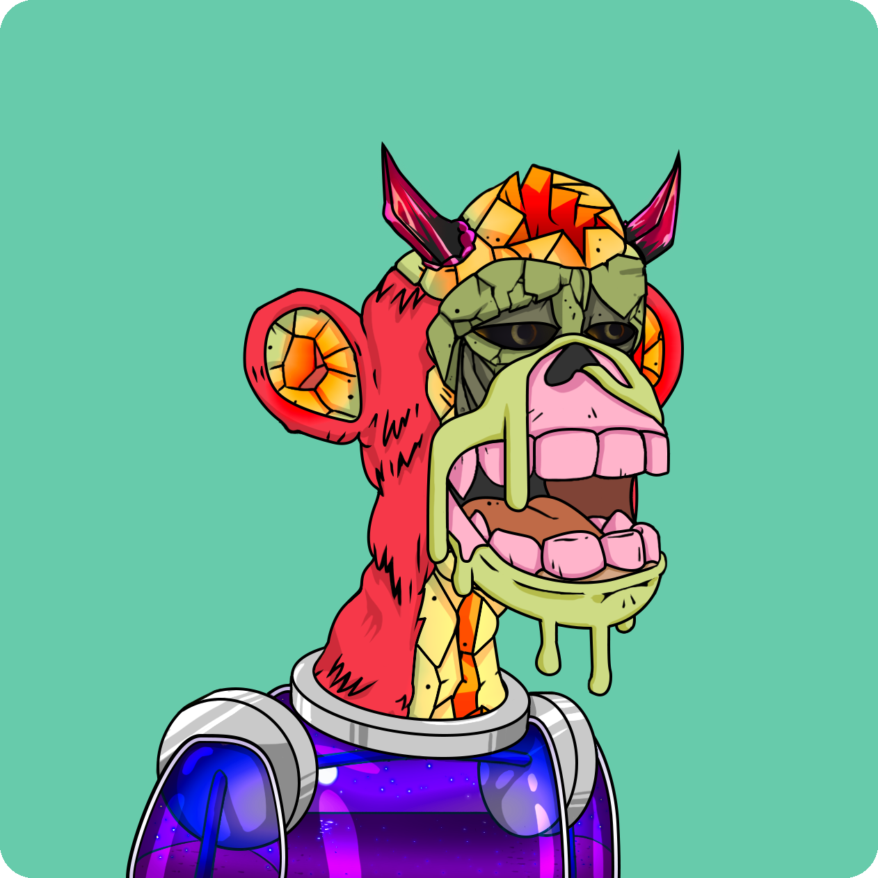 Yuga Labs - Mutant Ape Yacht Club - NFT # 10734