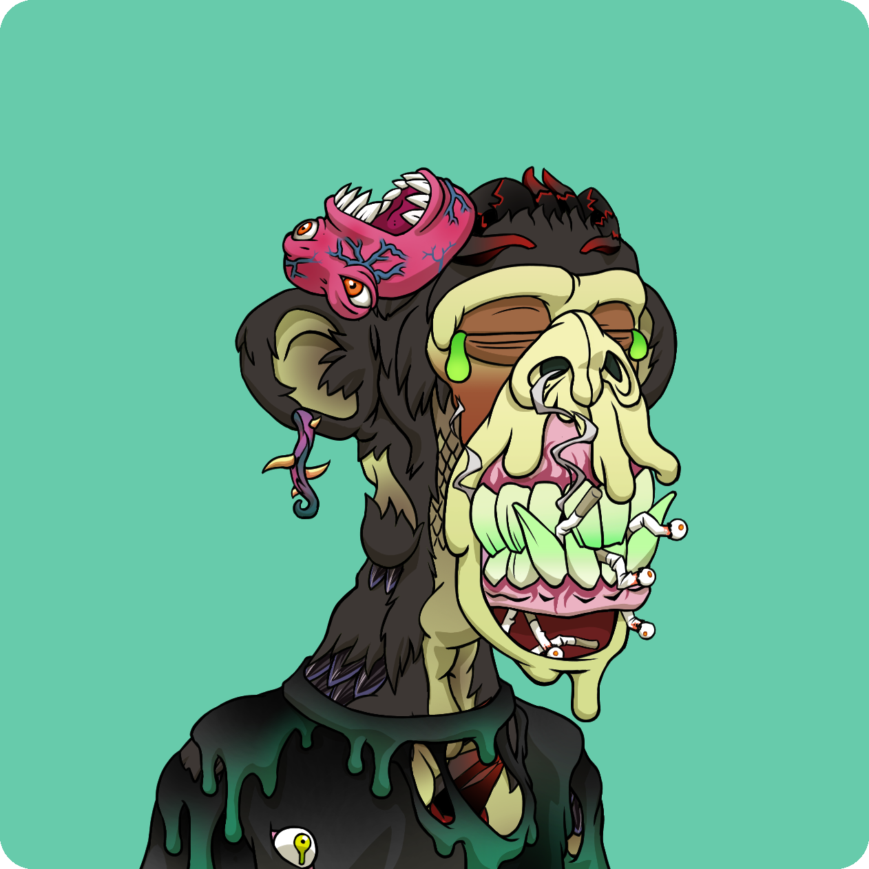 Yuga Labs - Mutant Ape Yacht Club - NFT # 824