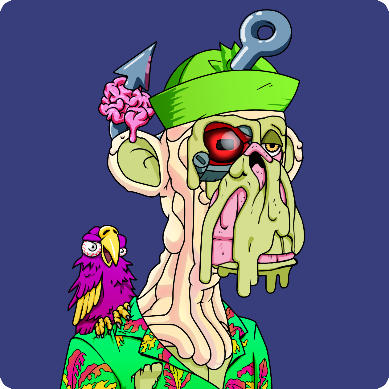 Yuga Labs - Mutant Ape Yacht Club - NFT # 13100