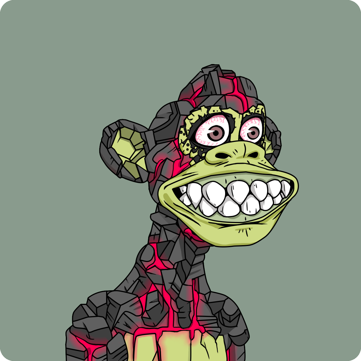 Yuga Labs - Mutant Ape Yacht Club - NFT # 5672