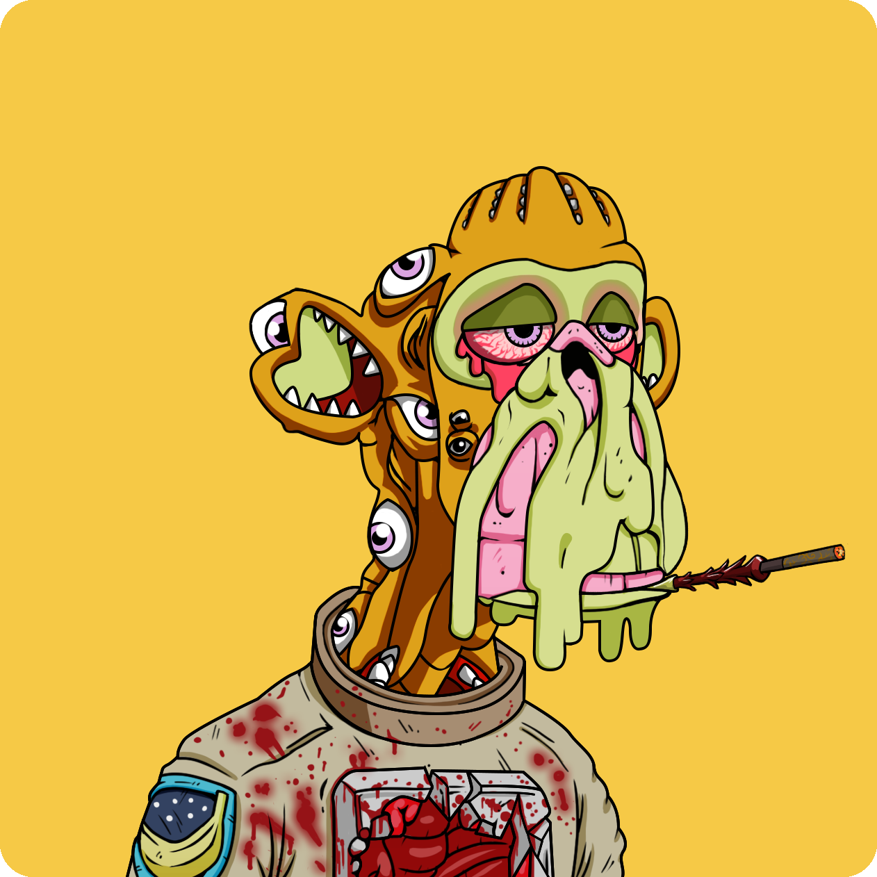 Yuga Labs - Mutant Ape Yacht Club - NFT # 9593