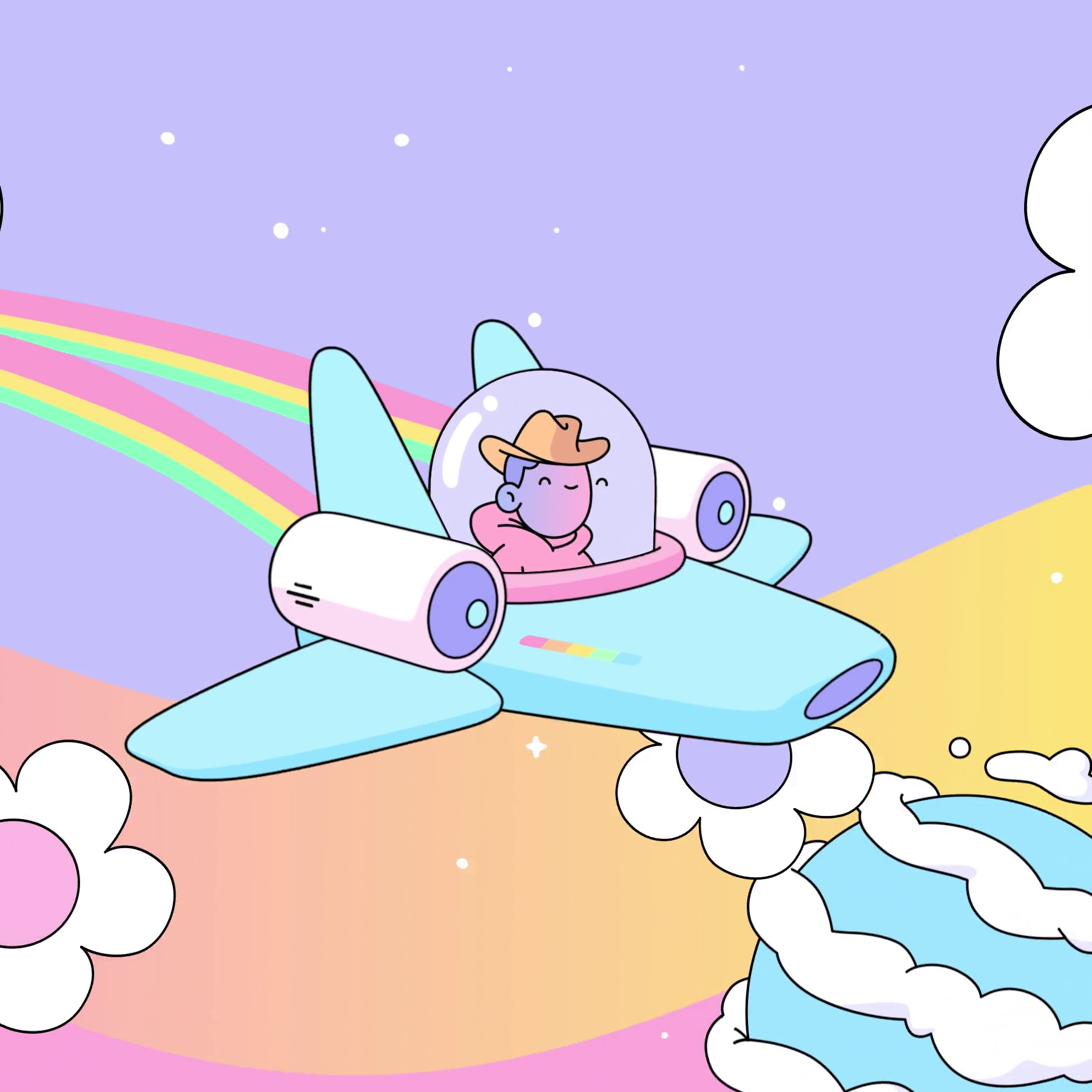 The Doodles Founders - Space Doodles - Space Doodle #364 - NFT # 364