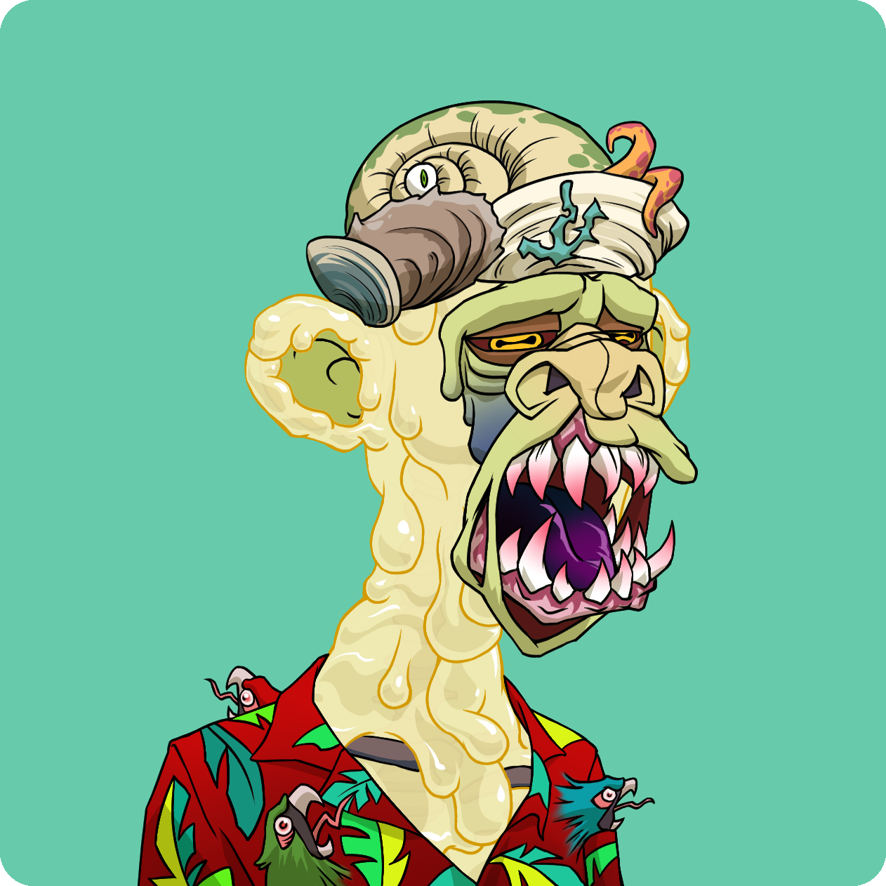 Yuga Labs - Mutant Ape Yacht Club - NFT # 2686