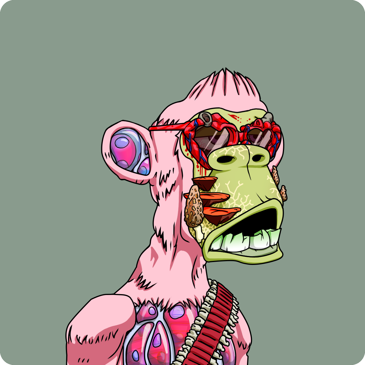 Yuga Labs - Mutant Ape Yacht Club - NFT # 3140