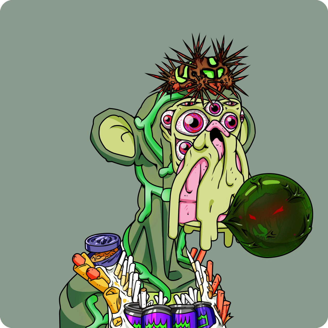 Yuga Labs - Mutant Ape Yacht Club - NFT # 5205