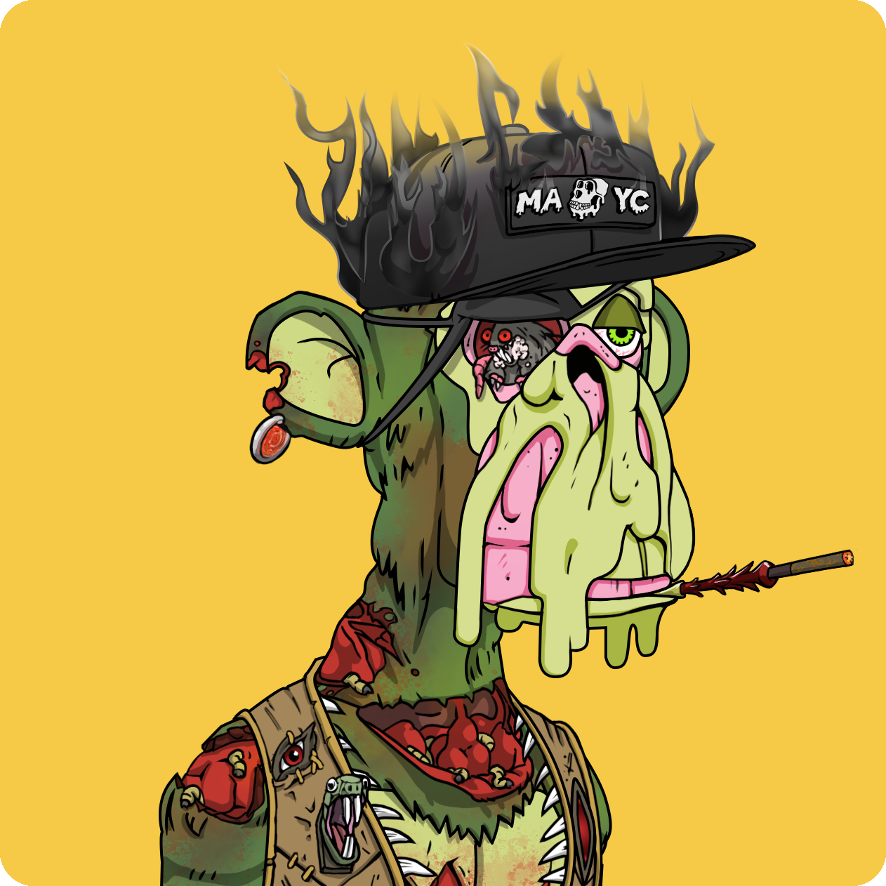 Yuga Labs - Mutant Ape Yacht Club - NFT # 3368