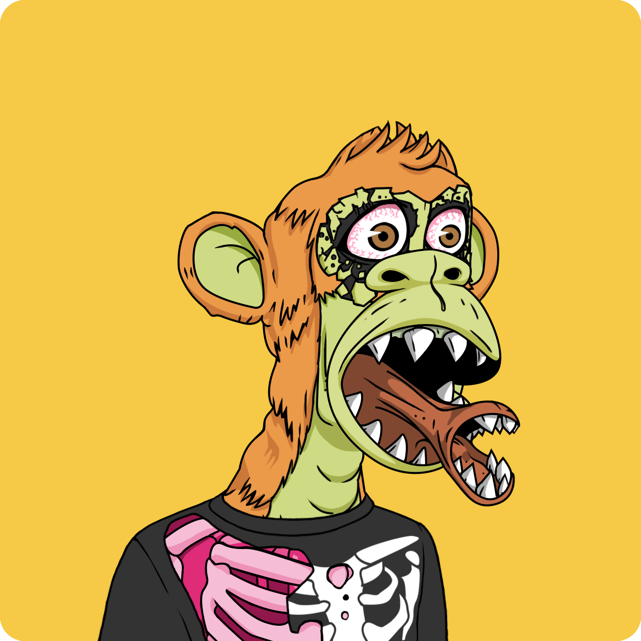 Yuga Labs - Mutant Ape Yacht Club - NFT # 22814