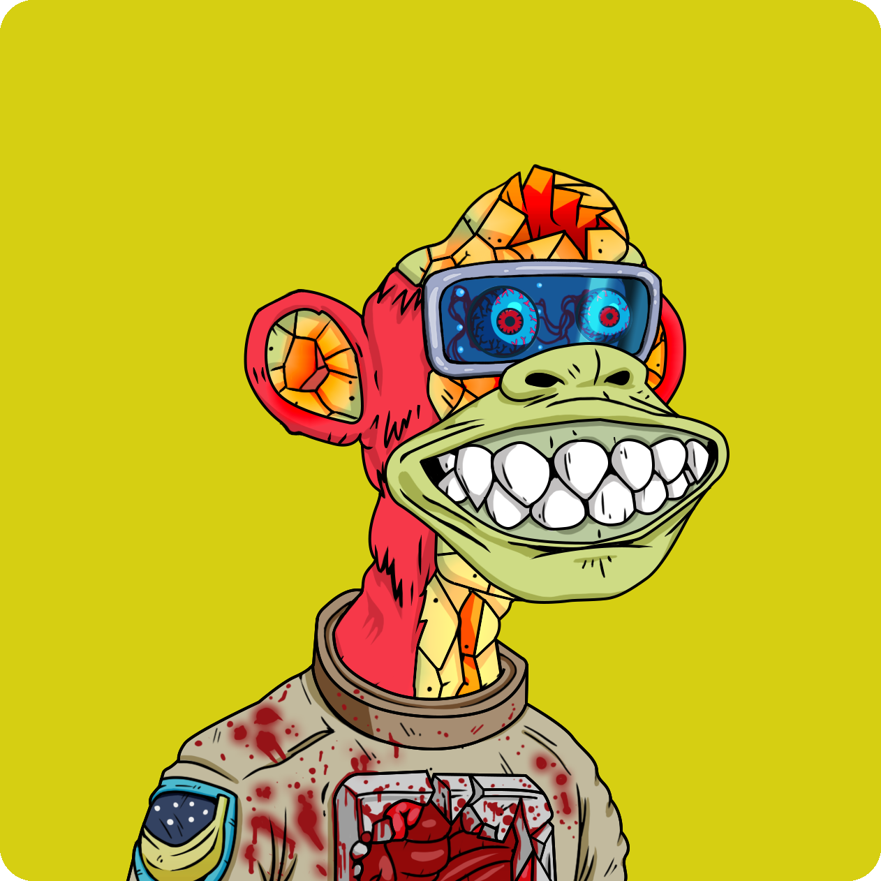 Yuga Labs - Mutant Ape Yacht Club - NFT # 3897