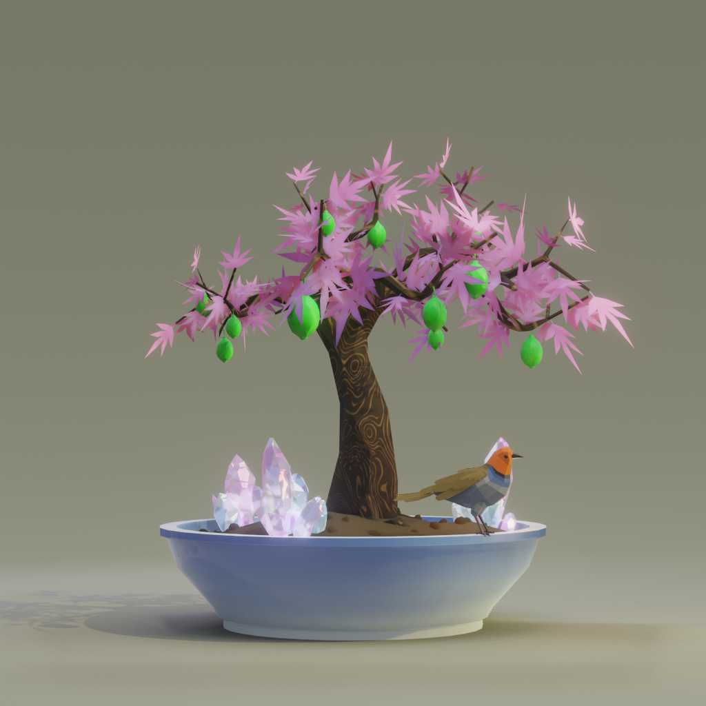 ZENFT Garden Society - Bonsai - Bonsai #8833 - NFT # 8833