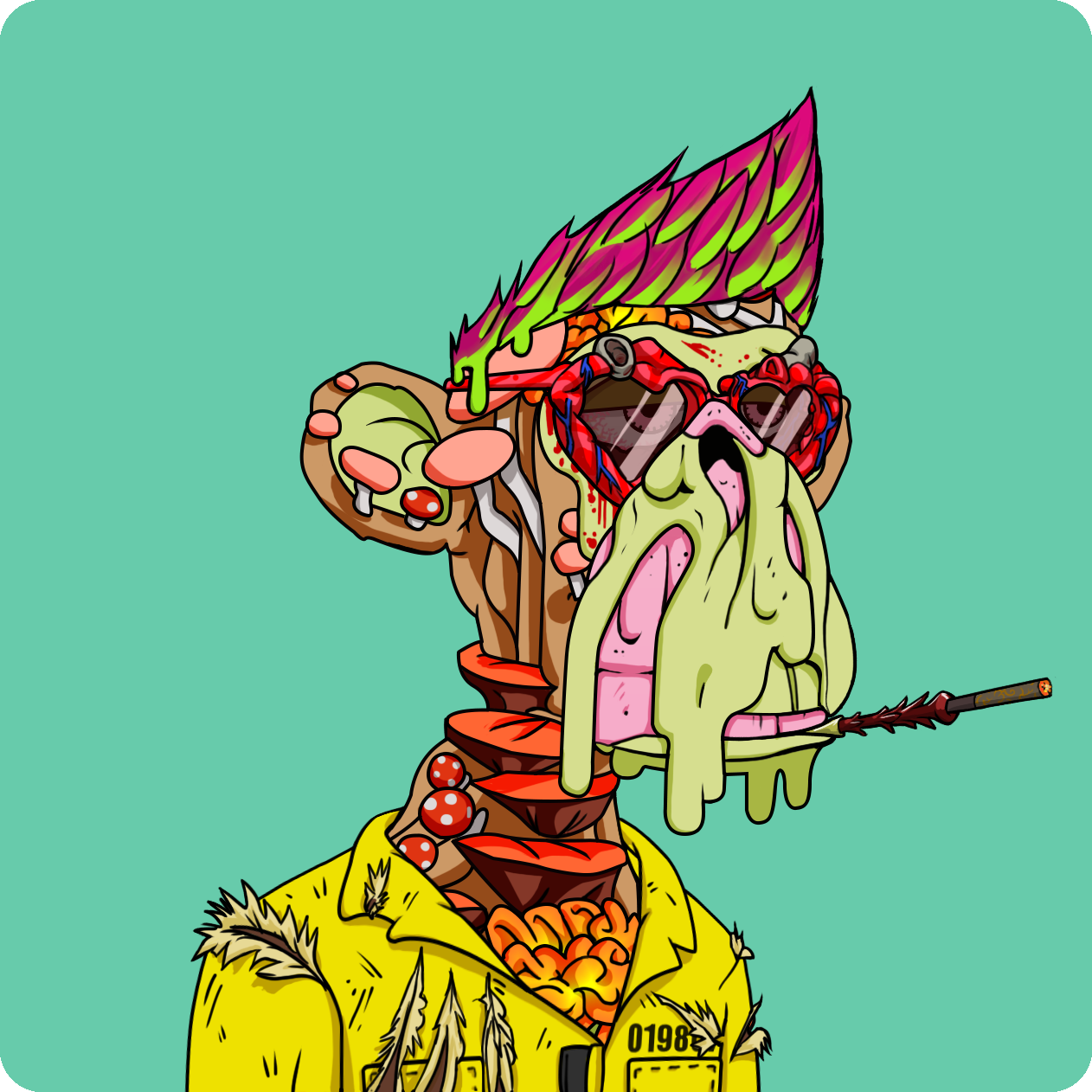 Yuga Labs - Mutant Ape Yacht Club - NFT # 1621