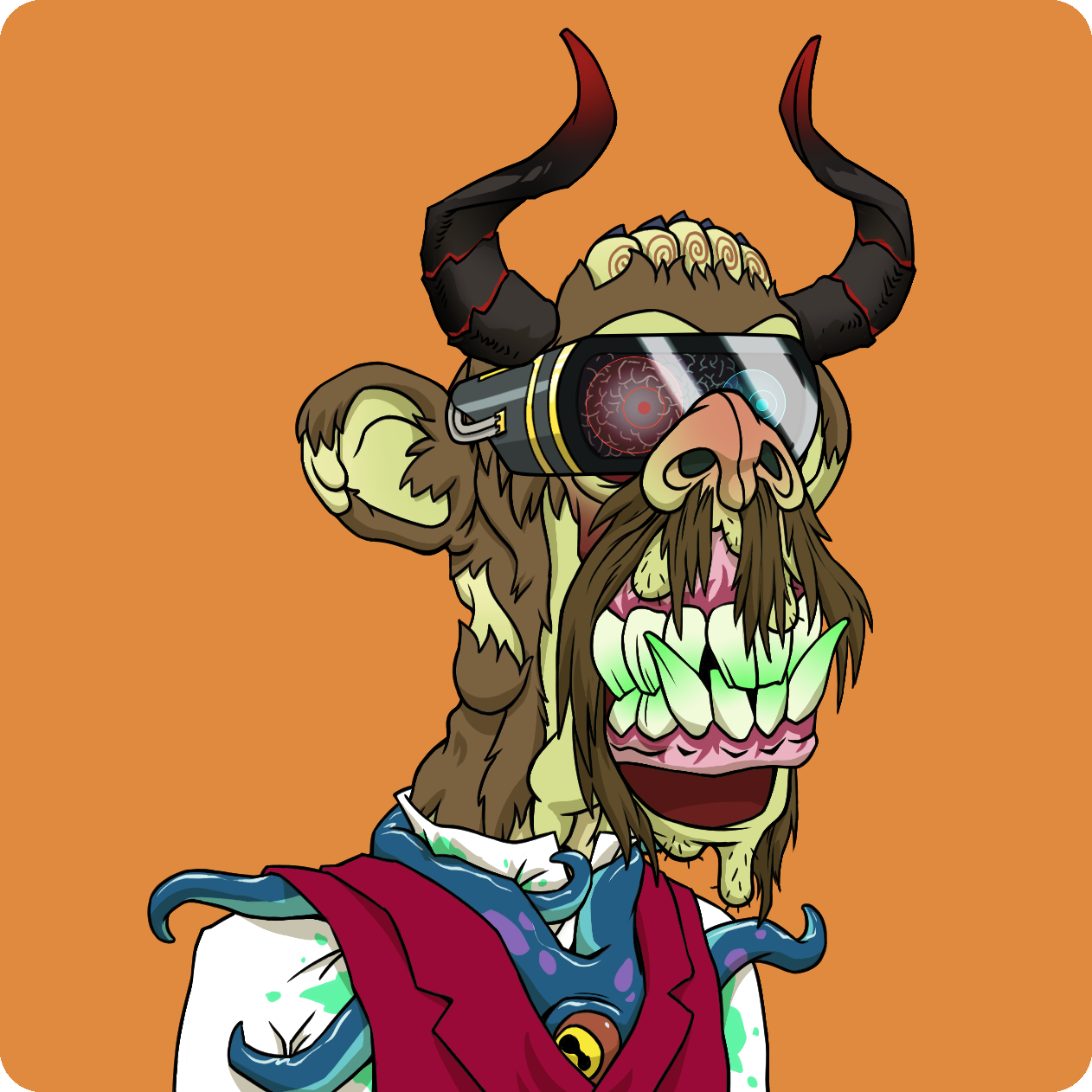 Yuga Labs - Mutant Ape Yacht Club - NFT # 6102