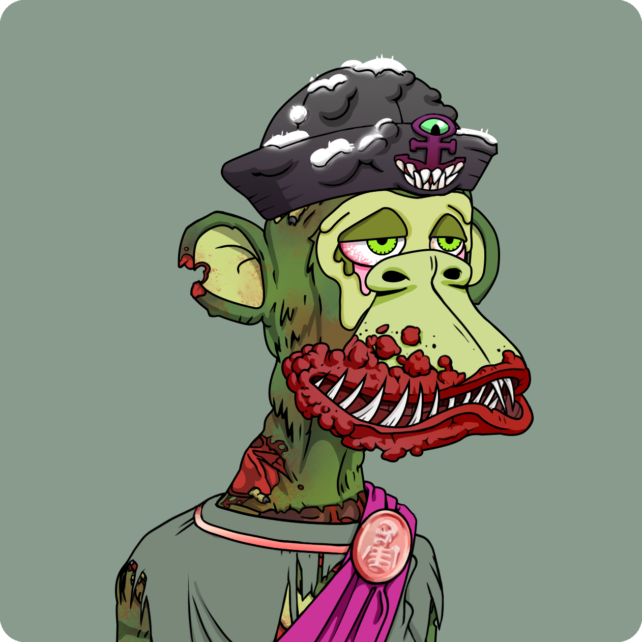 Yuga Labs - Mutant Ape Yacht Club - NFT # 9816