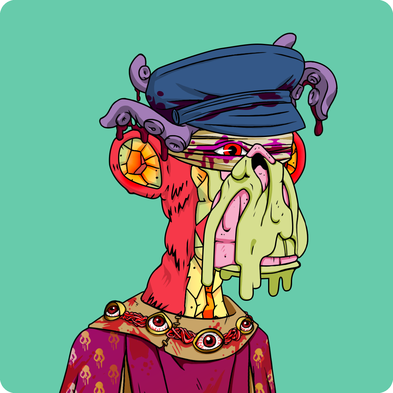 Yuga Labs - Mutant Ape Yacht Club - NFT # 1466