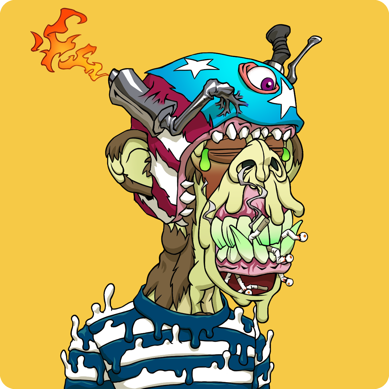 Yuga Labs - Mutant Ape Yacht Club - NFT # 21015