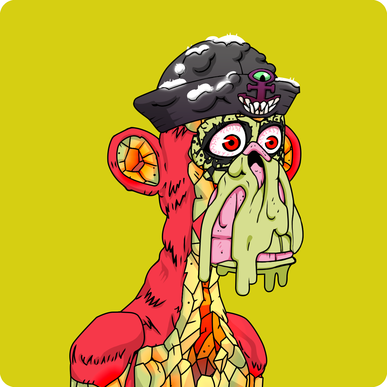 Yuga Labs - Mutant Ape Yacht Club - NFT # 2102