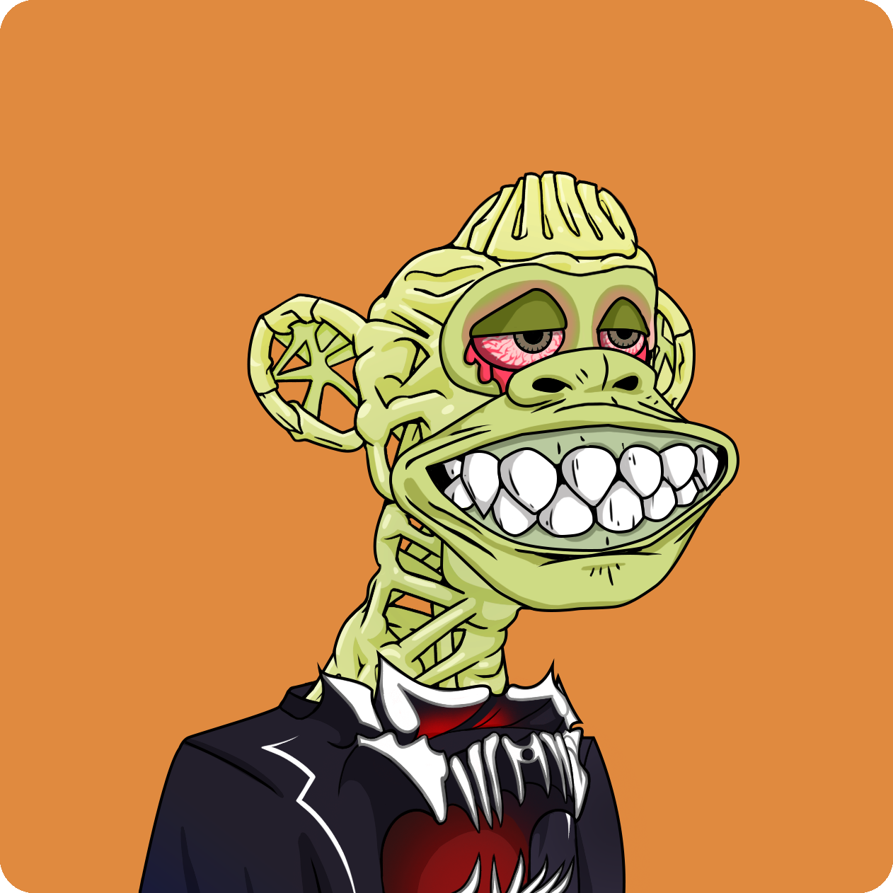 Yuga Labs - Mutant Ape Yacht Club - NFT # 17366